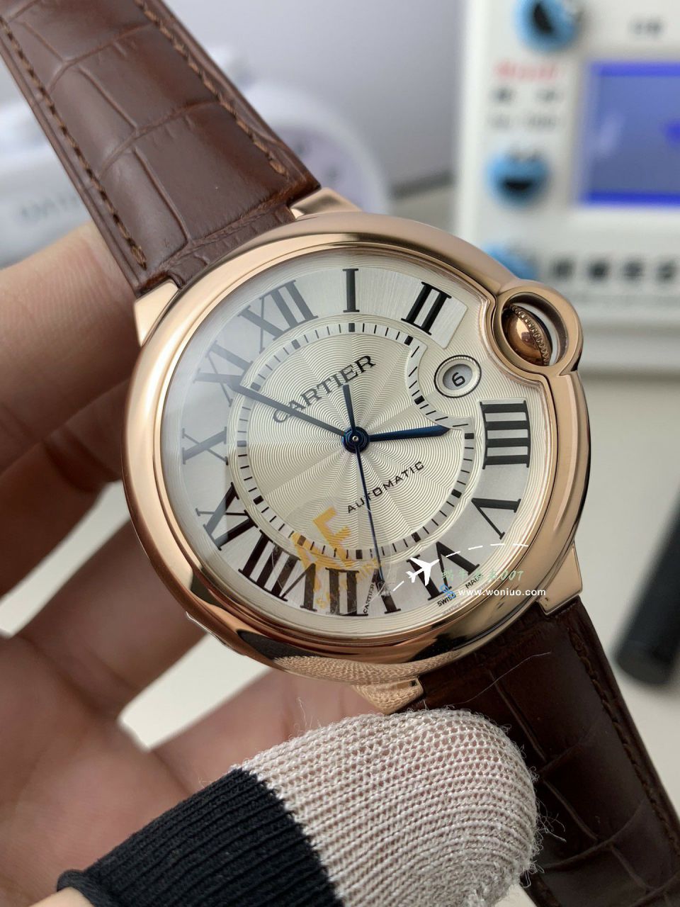 AF Cartier   Replica Copy 42MM男款蓝气球系列WSBB0027 wrist watches  / K358