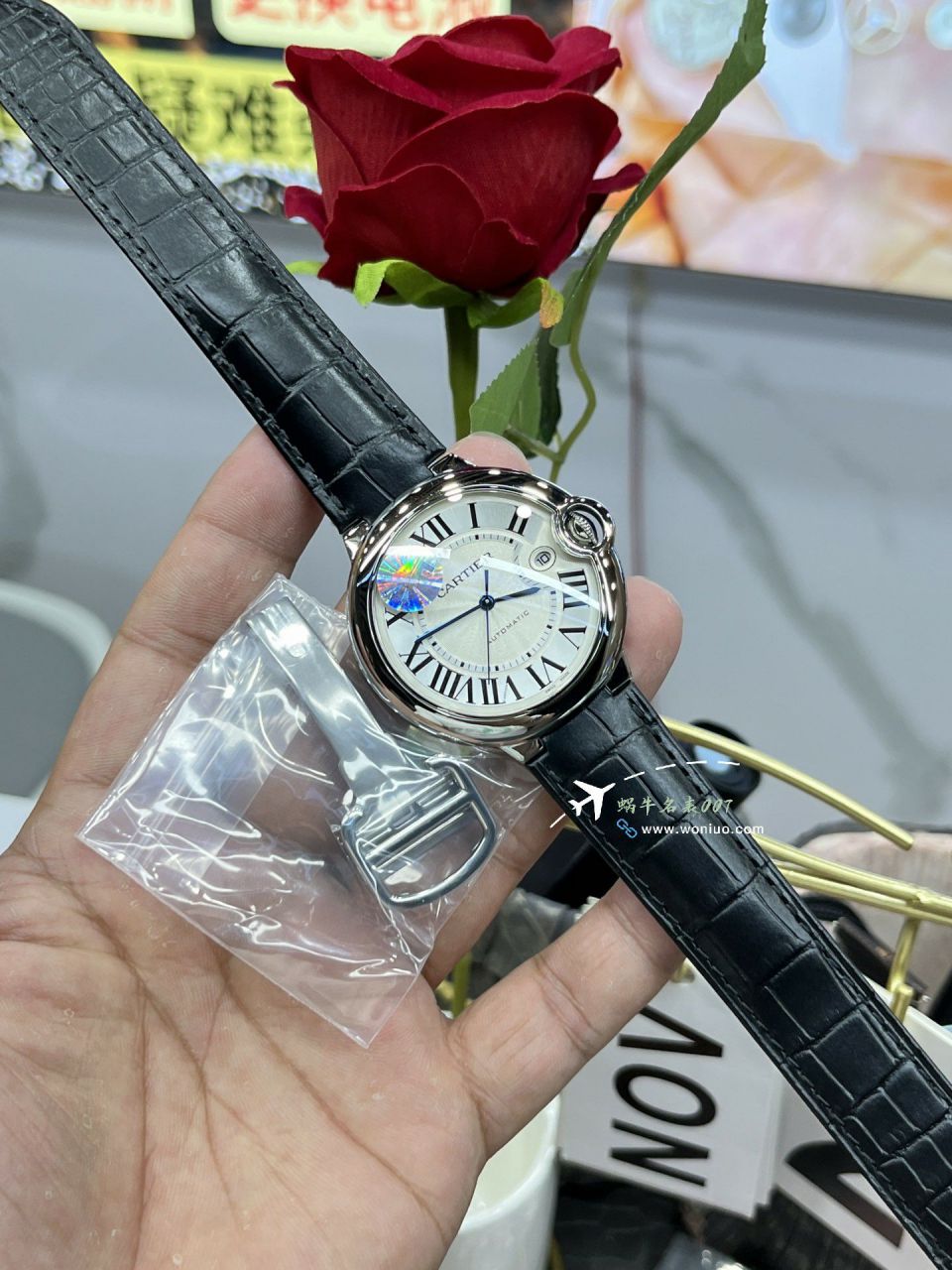 AF top  Replica Copy  Cartier  蓝气球42MM男款WSBB0003 wrist watches  / K359
