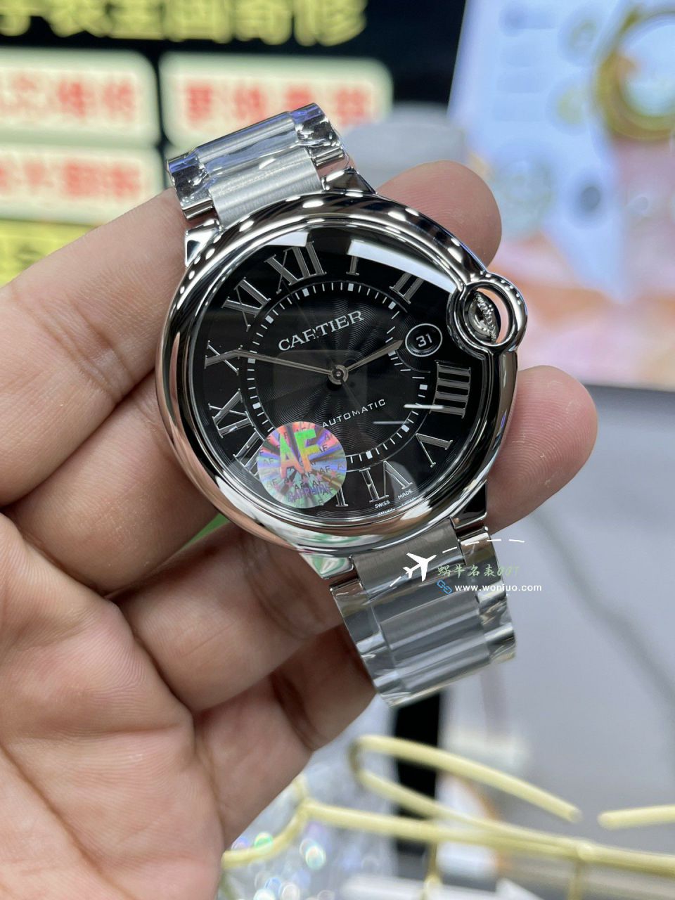 AF top  Replica Copy  Cartier  蓝气球42MM男款WSBB0003 wrist watches  / K359