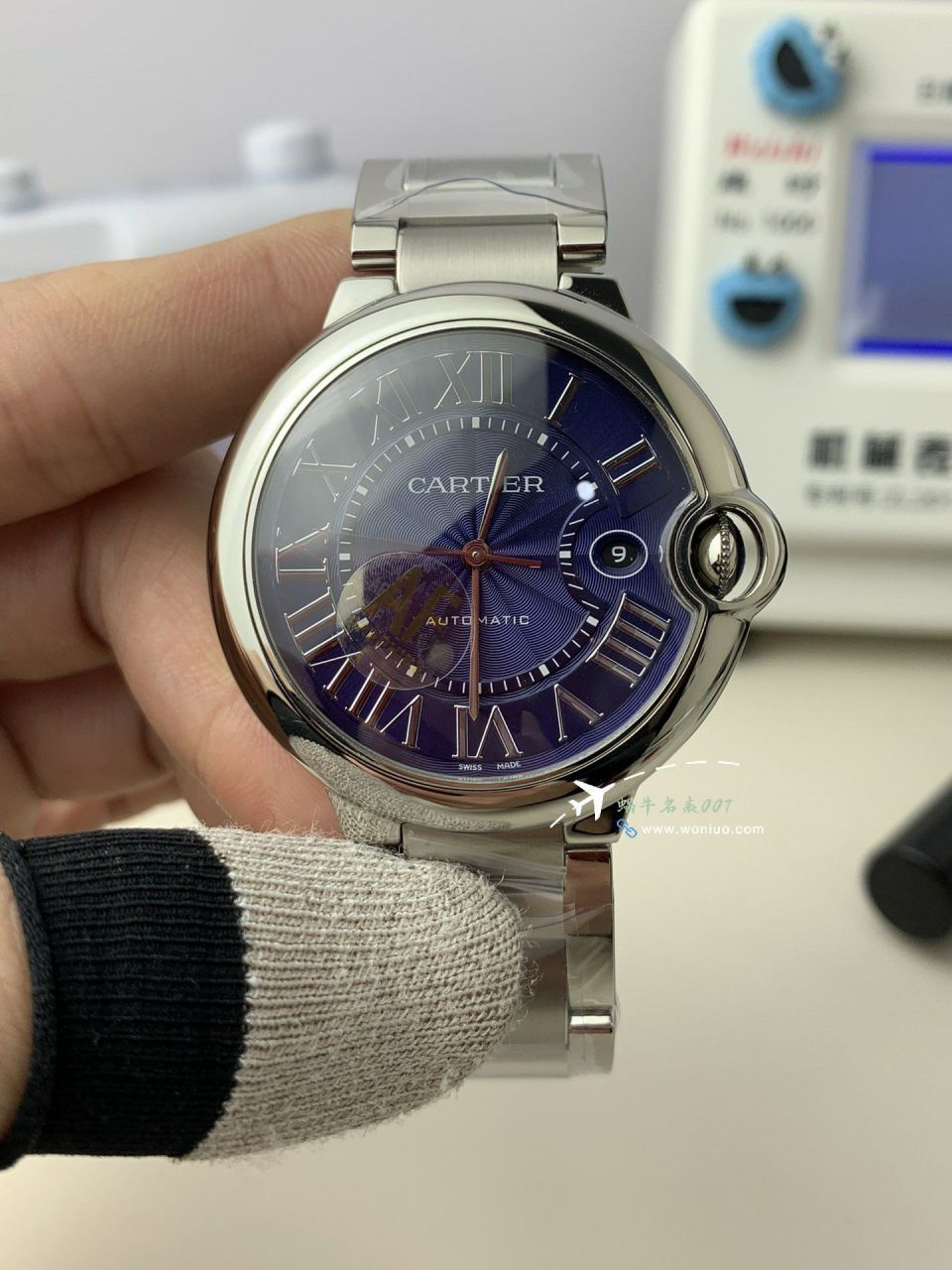 AF Cartier  蓝气球男42毫米超级  Replica Watches WSBB0015 wrist watches  / K362