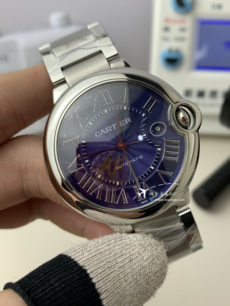 AF Cartier  蓝气球男42毫米超级  Replica Watches WSBB0015 wrist watches  / K362