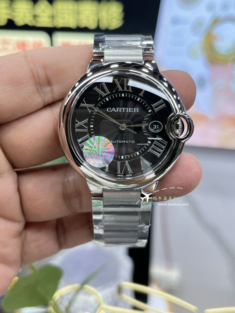 AF Factory  Cartier  蓝气球42MM男装 Replica Copy  Watches WGBB0036 wrist watches  / K361