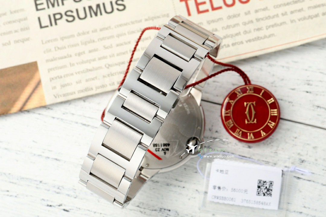 AF Factory  Best  Replica Copy  Cartier  蓝气球42毫米男款系列W2BB0031 wrist watches  / K360