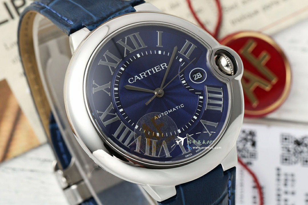 AF Cartier   Replica Copy 42MM男款蓝气球系列WSBB0027 wrist watches  / K358