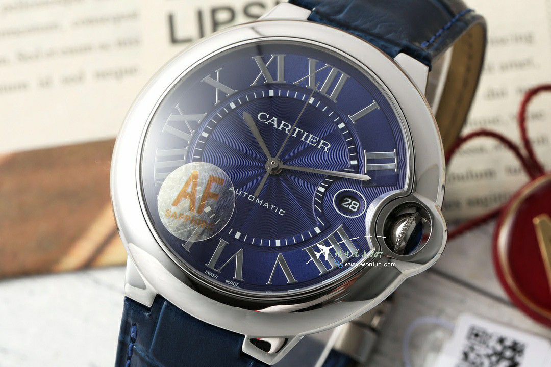 AF Cartier   Replica Copy 42MM男款蓝气球系列WSBB0027 wrist watches  / K358