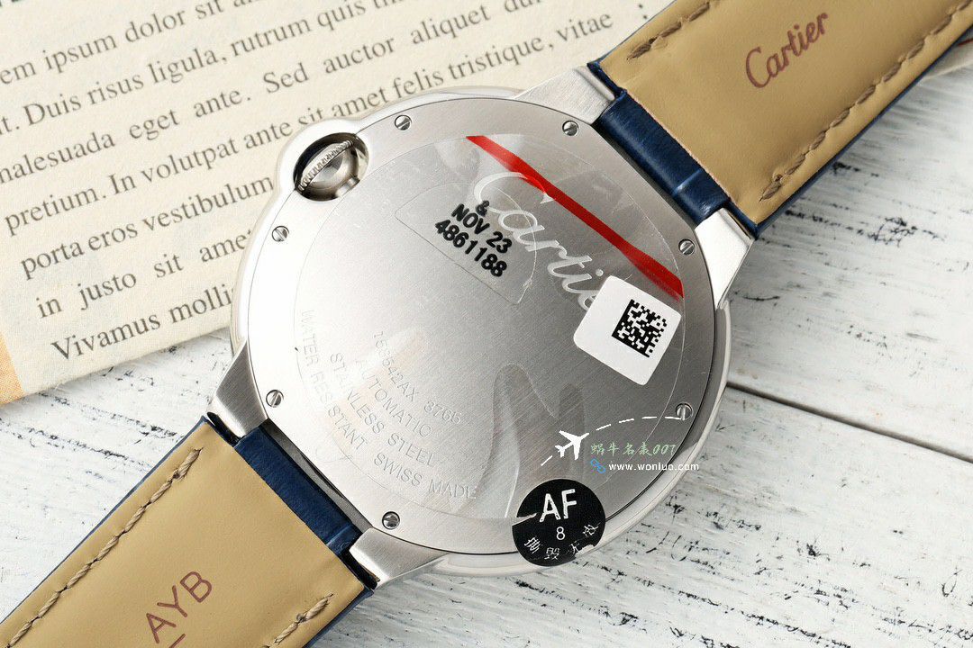 AF Cartier   Replica Copy 42MM男款蓝气球系列WSBB0027 wrist watches  / K358