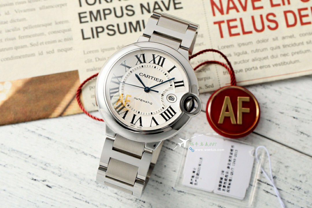 AF Factory  Cartier  蓝气球42MM男装 Replica Copy  Watches WGBB0036 wrist watches  / K361