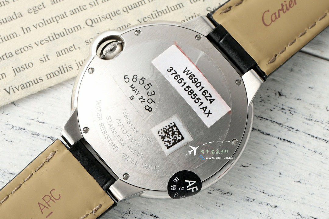 AF Factory  Cartier  蓝气球42MM男装 Replica Copy  Watches WGBB0036 wrist watches  / K361