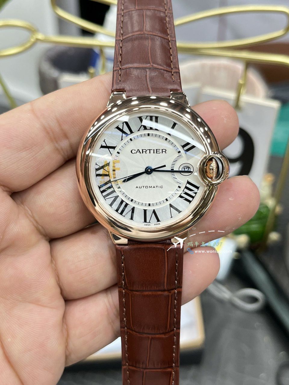 AF Cartier   Replica Copy 42MM男款蓝气球系列WSBB0027 wrist watches  / K358