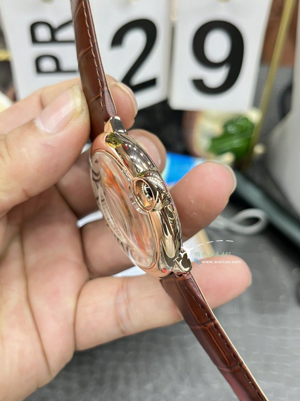 AF Cartier   Replica Copy 42MM男款蓝气球系列WSBB0027 wrist watches  / K358
