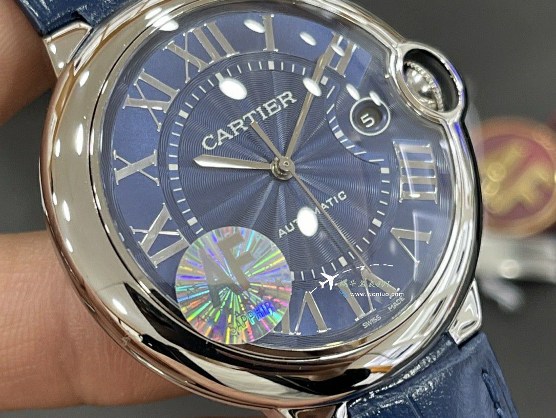 AF Factory  Best  Replica Copy  Cartier  蓝气球42毫米男款系列W2BB0031 wrist watches  / K360