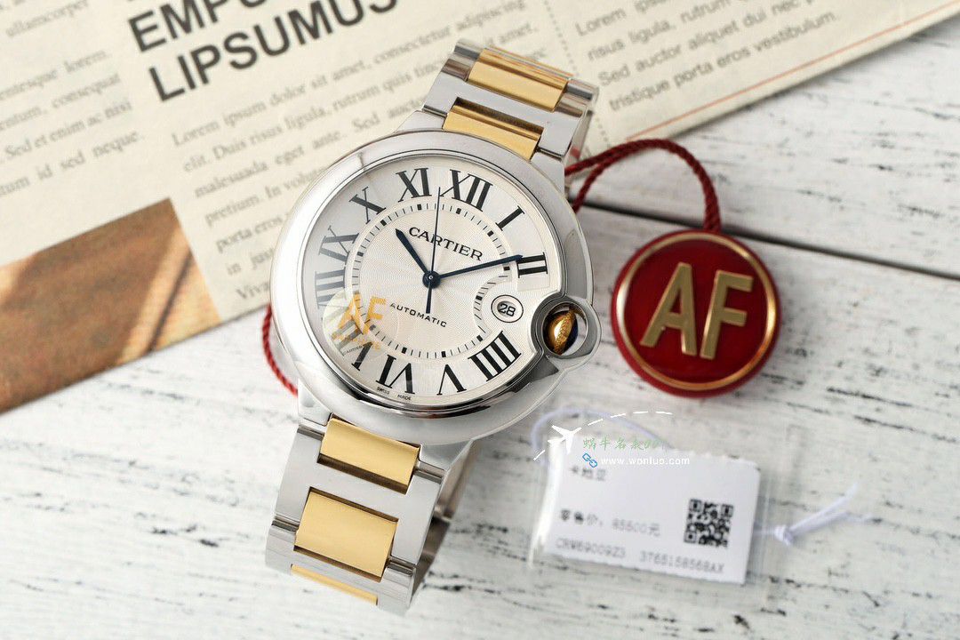 AF Factory  Cartier  蓝气球男装42MM系列 Replica Copy W6920095 wrist watches  / K365
