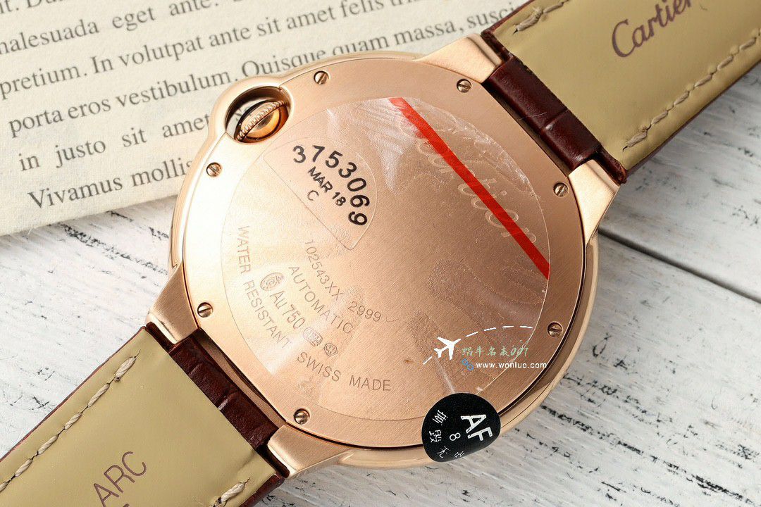 AF Factory  Cartier  蓝气球42MM男装 Replica Copy  Watches WGBB0036 wrist watches  / K361