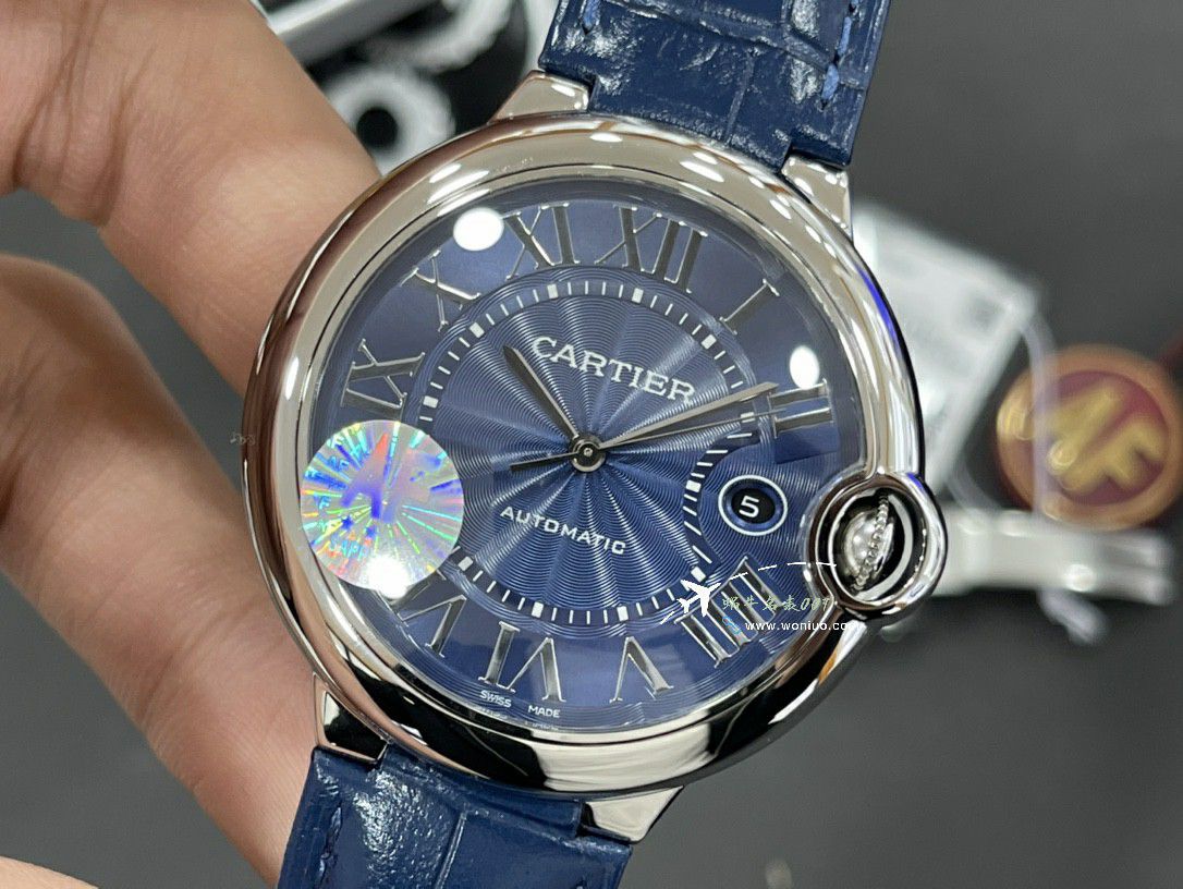 AF Factory  Cartier  蓝气球42MM男装 Replica Copy  Watches WGBB0036 wrist watches  / K361