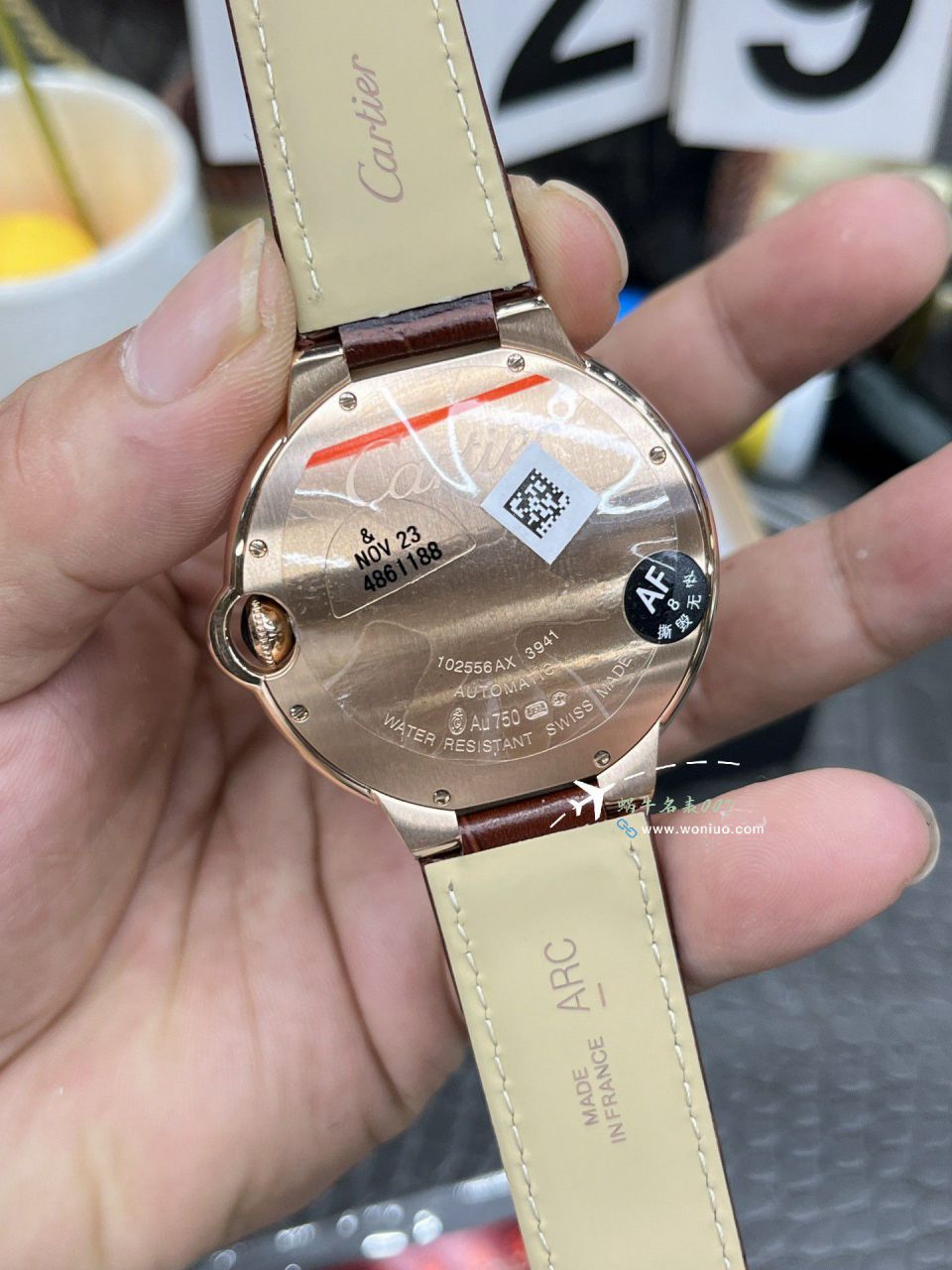 AF Cartier  蓝气球男42毫米超级  Replica Watches WSBB0015 wrist watches  / K362