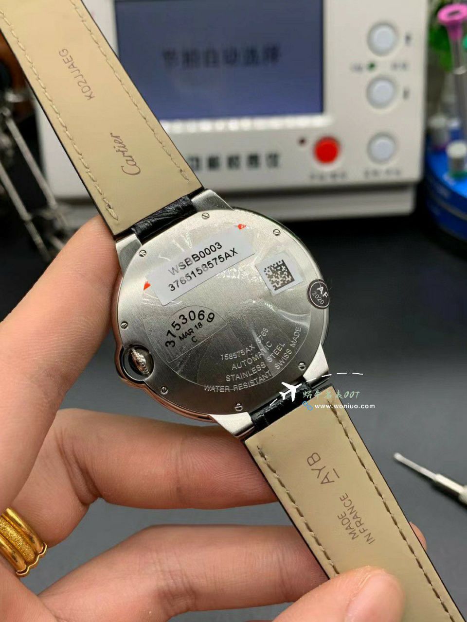 AF Cartier  蓝气球男42毫米超级  Replica Watches WSBB0015 wrist watches  / K362