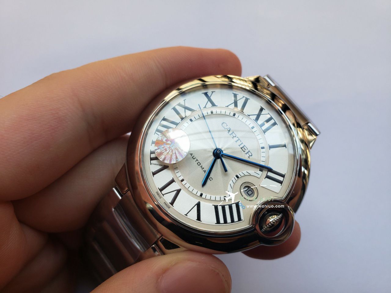 AF Cartier  蓝气球男款42毫米 Replica Copy WE9009Z3 wrist watches  / K363