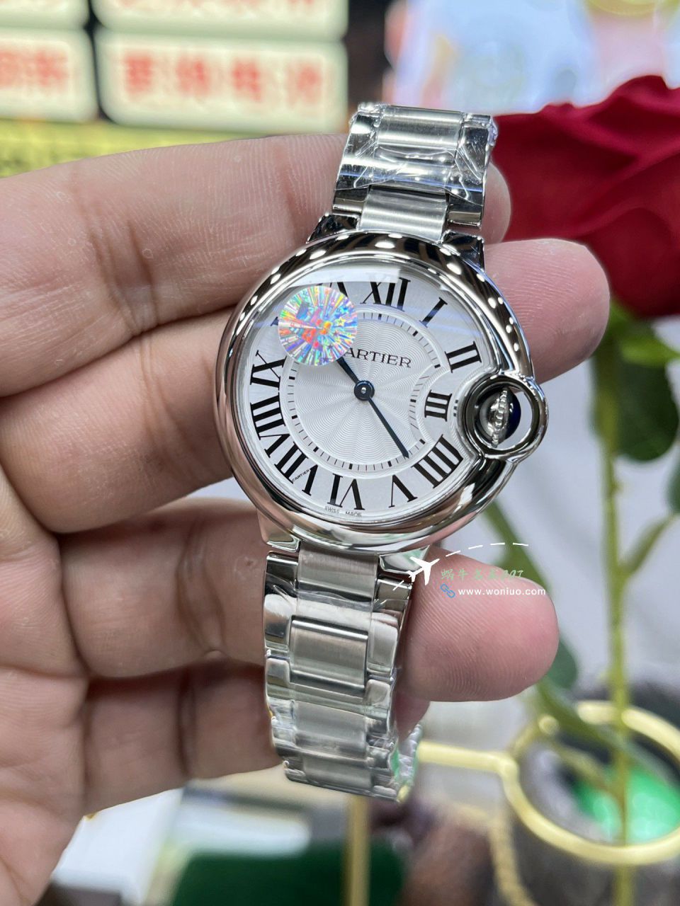 AF Cartier  蓝气球33毫米石英女 Watches  Perfect  Replica Copy W6920084，WSBB0034，W6920086 wrist watches  / K366
