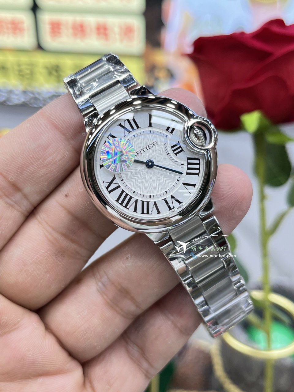 AF Factory  Cartier  蓝气球女士石英33毫米 Watches  / K368