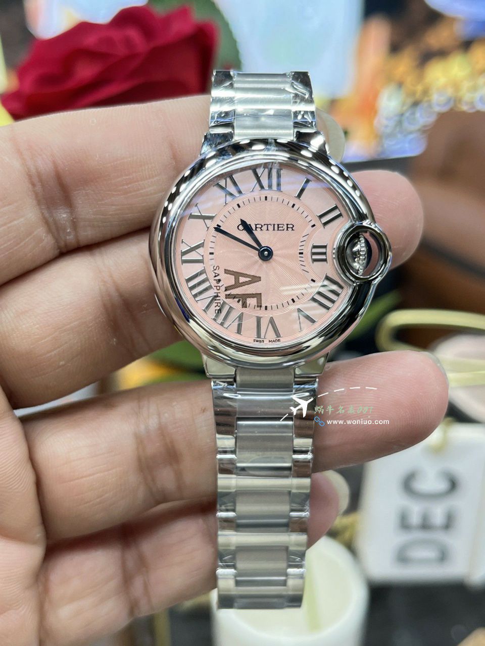 AF Replica Copy  Cartier  蓝气球33毫米女表W4BB0022 wrist watches  / K369