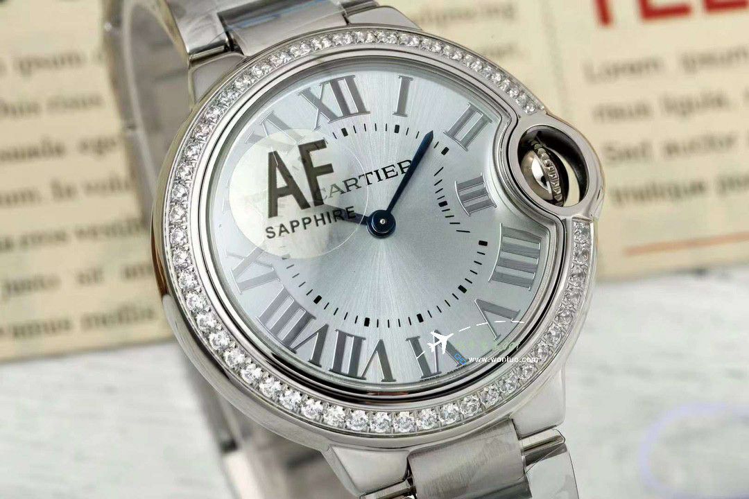 AF Replica Copy  Cartier  蓝气球33毫米女表W4BB0022 wrist watches  / K369