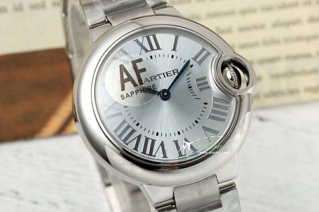 AF Factory  Cartier  蓝气球女士石英33毫米 Watches  / K368