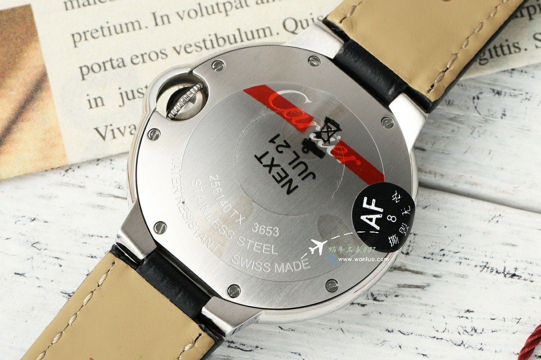 AF Replica Copy  Cartier  蓝气球33毫米女表W4BB0022 wrist watches  / K369