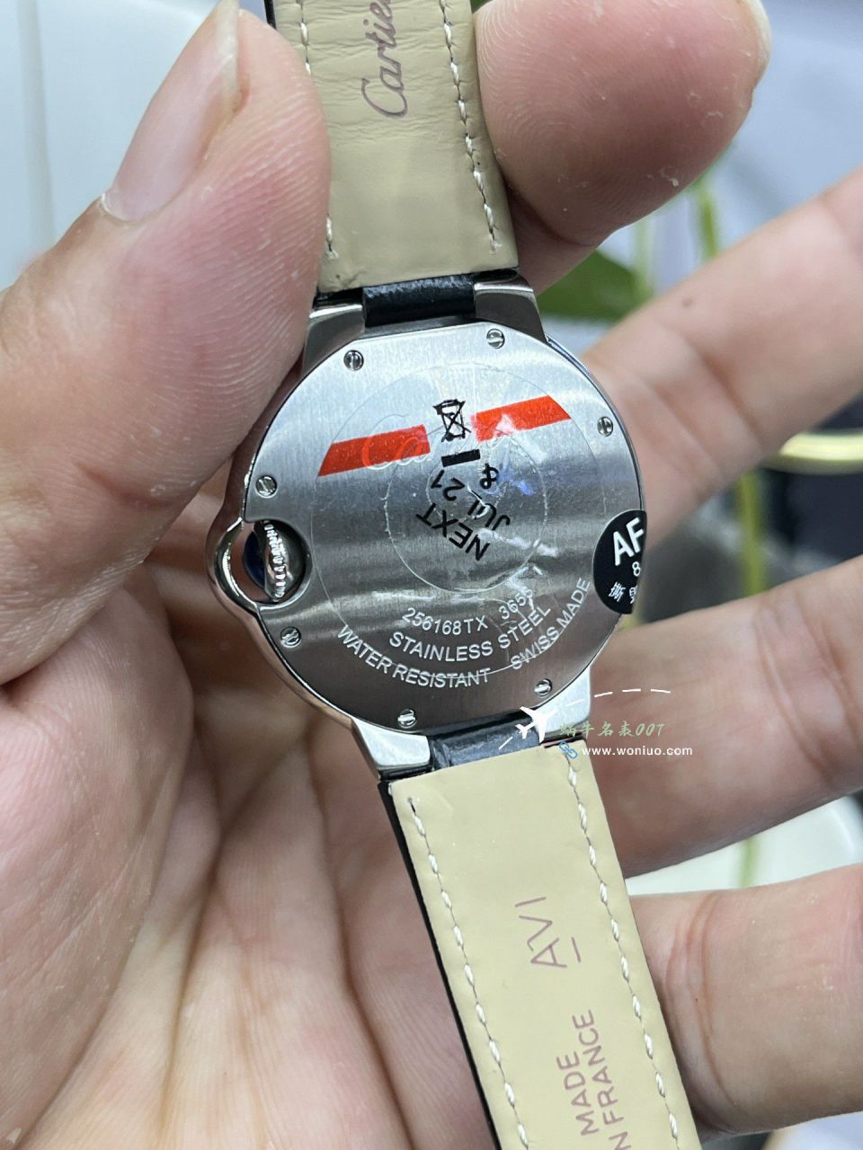 AF Factory  Cartier  蓝气球女士石英33毫米 Watches  / K368