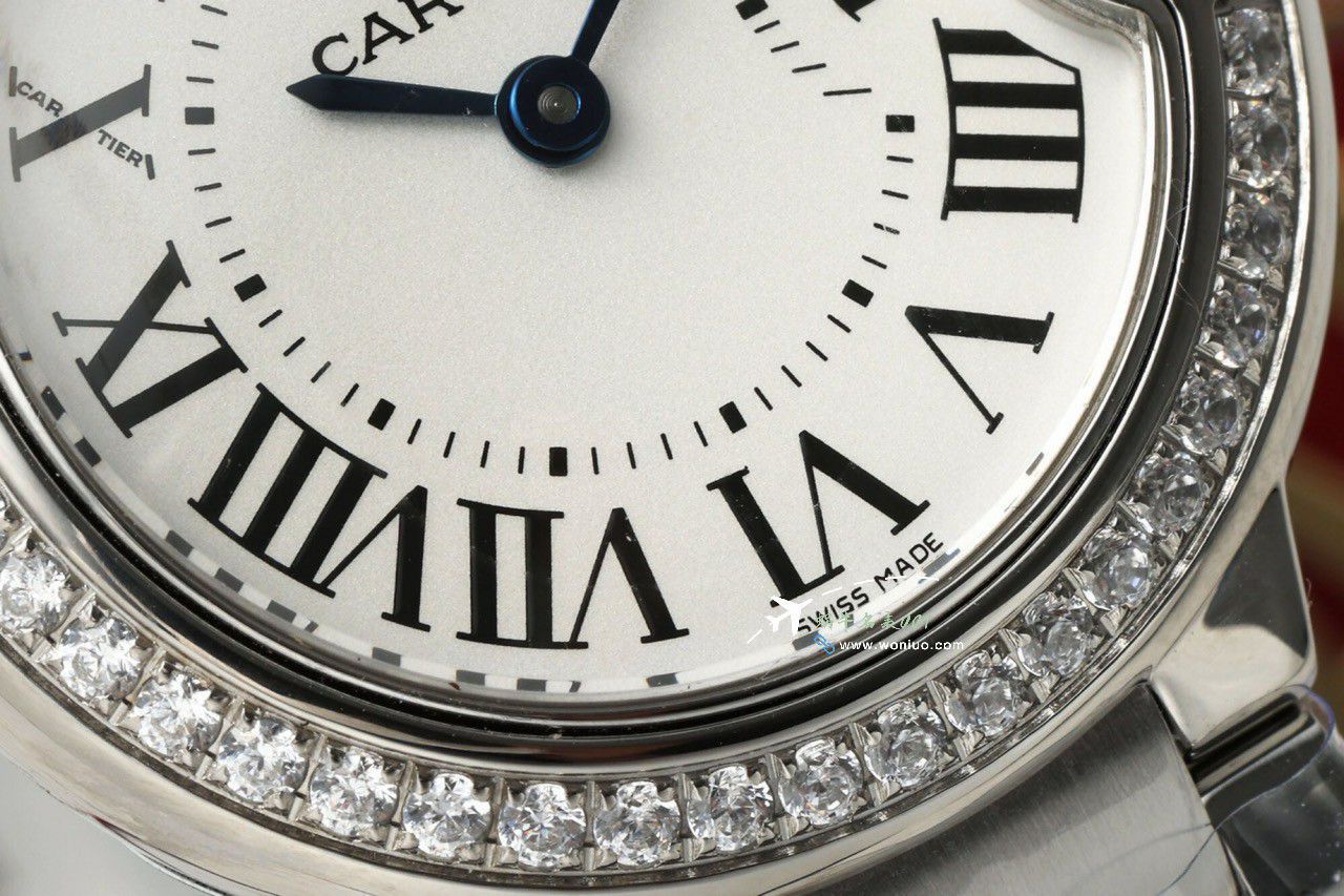 AF Cartier  蓝气球女装28毫米 top  Replica Copy  Watches W4BB0015，W4BB0029 wrist watches  / K370