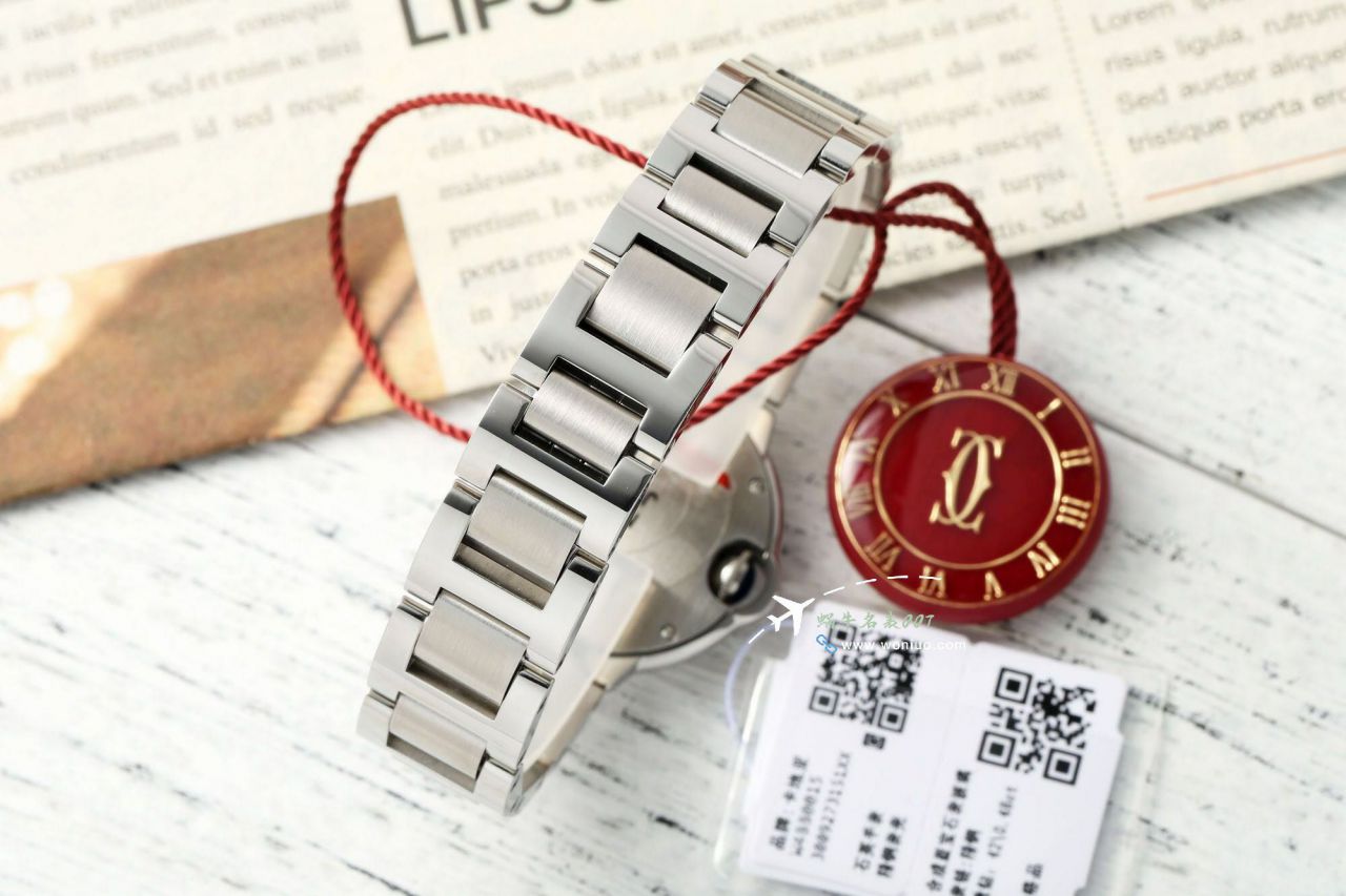 AF Cartier  蓝气球女装28毫米 top  Replica Copy  Watches W4BB0015，W4BB0029 wrist watches  / K370