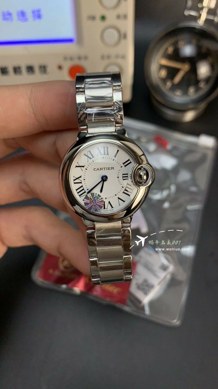 AF Cartier  蓝气球女装28毫米 top  Replica Copy  Watches W4BB0015，W4BB0029 wrist watches  / K370