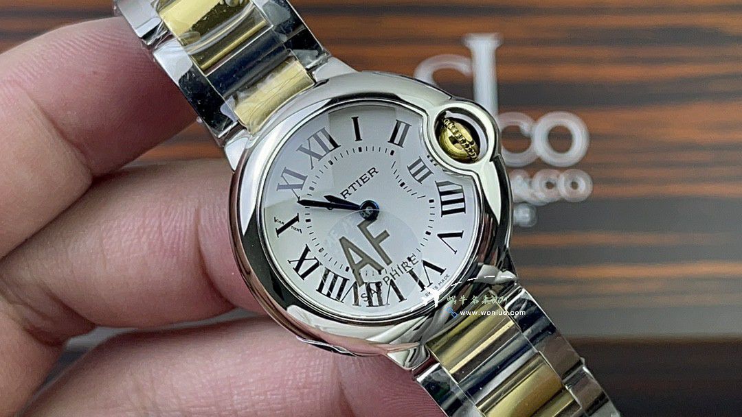 AF Cartier  蓝气球女装28毫米 top  Replica Copy  Watches W4BB0015，W4BB0029 wrist watches  / K370