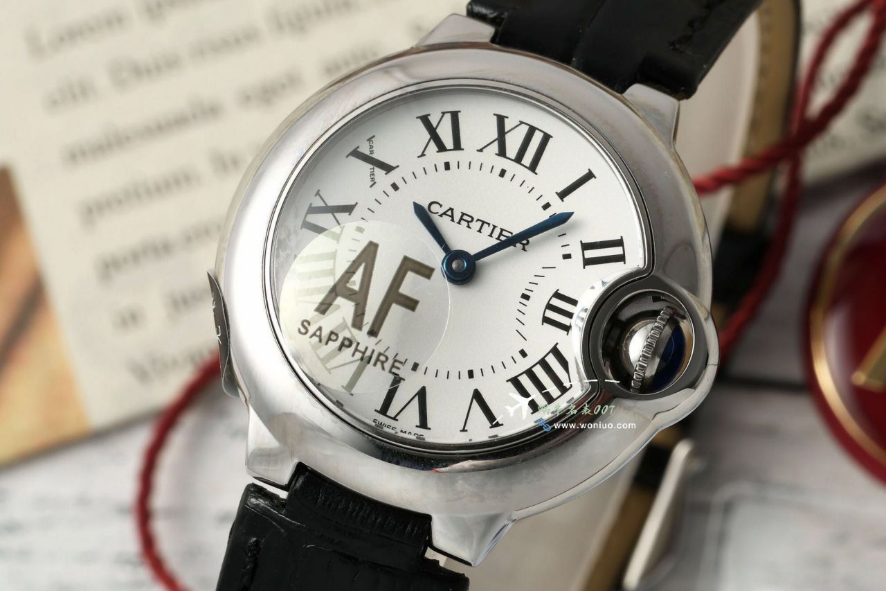 AF Cartier  蓝气球28毫米女士 Watches  Replica Copy 系列W69007Z3 wrist watches  / K373