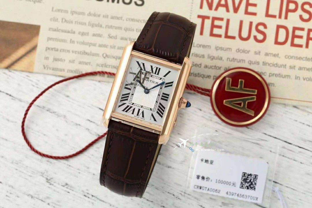 AF Factory  Cartier   top  Replica Copy 坦克 Watches 集合W5200028，WSTA0052，WGTA0062 / K375