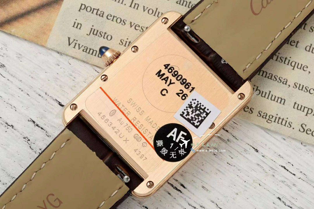 AF Factory  Cartier   top  Replica Copy 坦克 Watches 集合W5200028，WSTA0052，WGTA0062 / K375