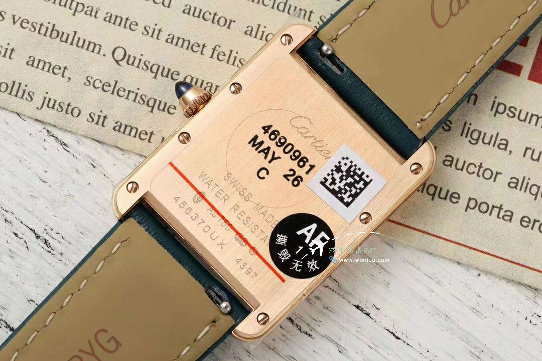 AF Factory  Cartier   top  Replica Copy 坦克 Watches 集合W5200028，WSTA0052，WGTA0062 / K375