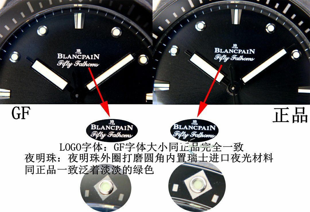 GF/GOBlancpain  Fifty Fathoms  Perfect  Replica Copy  Watches 5000-0130-B52-B，5000-0130-B52A，5000-0130-B52-B wrist watches  / BP079