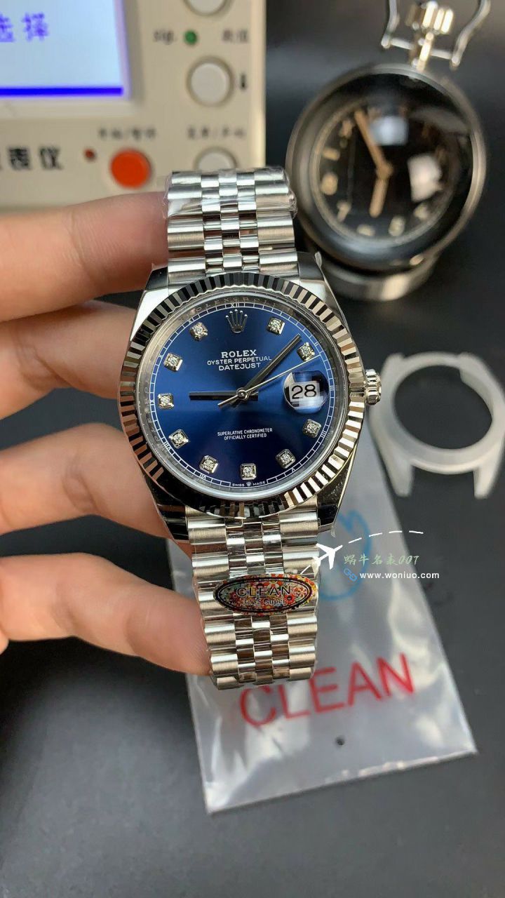 CLEAN Rolex   Datejust 41毫米 top  Replica Copy  Watches m126334-0022 wrist watches (绿罗&绿萝) / R872