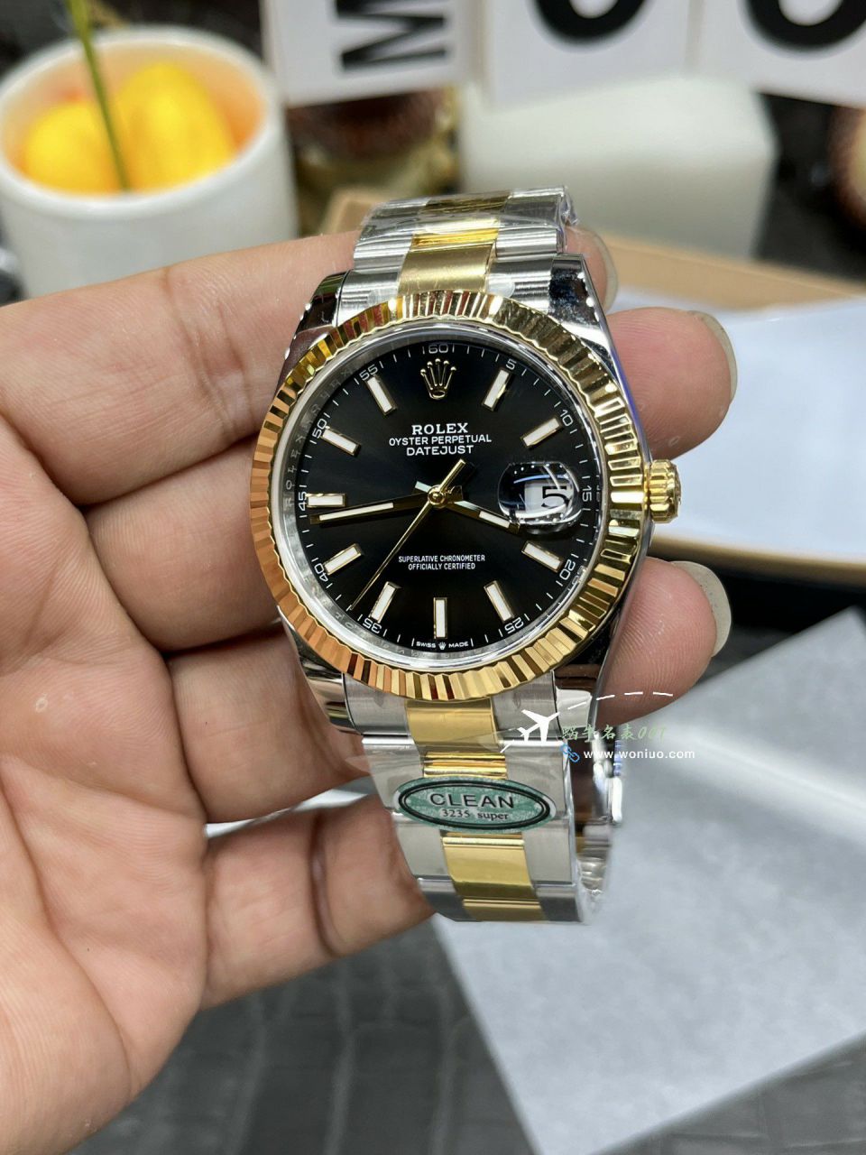 CLEAN Rolex   Datejust 41毫米 top  Replica Copy  Watches m126334-0022 wrist watches (绿罗&绿萝) / R872