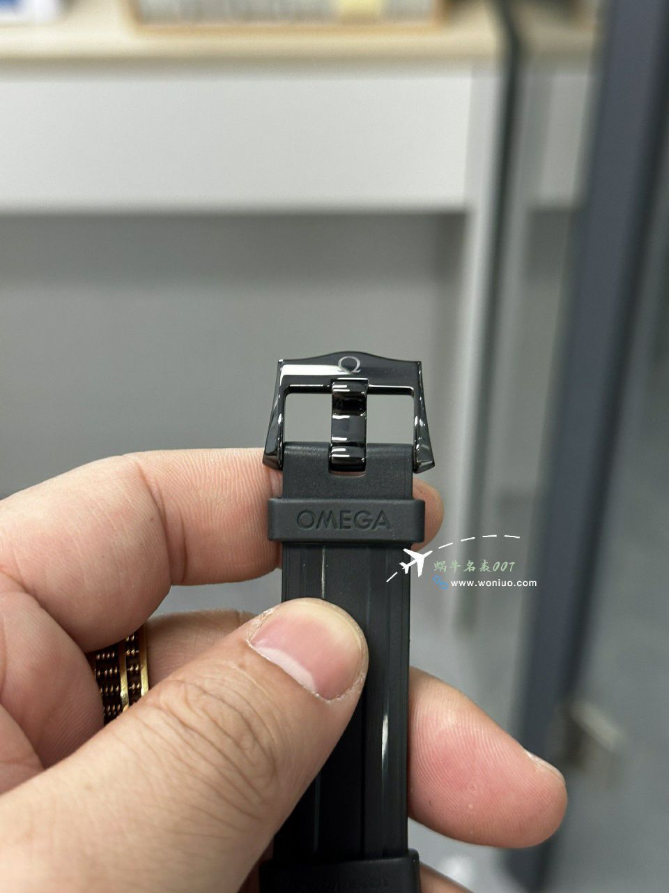 VS Factory OMEGA Seamaster 300米黑武士 top  Replica Copy  Watches 210.92.44.20.01.003 wrist watches  / VS806