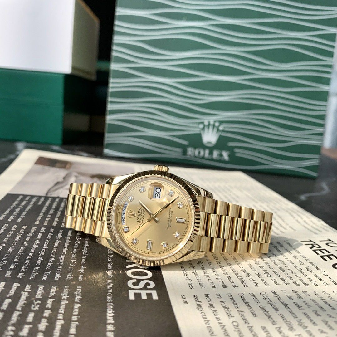  Rolex  Day-Date 型蓝松石 Perfect  Replica Copy  Watches m128238-0071 wrist watches  / R889