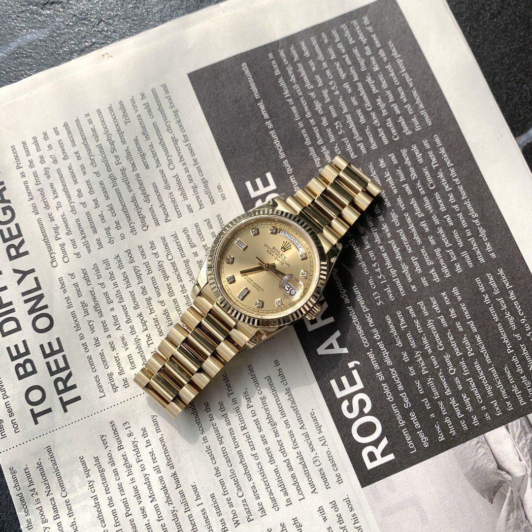  Rolex  Day-Date 型蓝松石 Perfect  Replica Copy  Watches m128238-0071 wrist watches  / R889