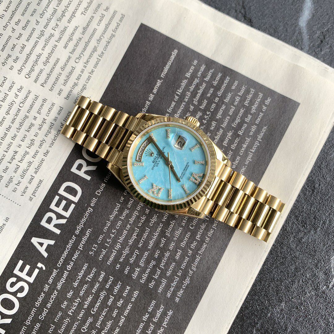 顶配 copy customized  Rolex  Day-Date 型 Replica Copy m128238-0008 wrist watches  / R887
