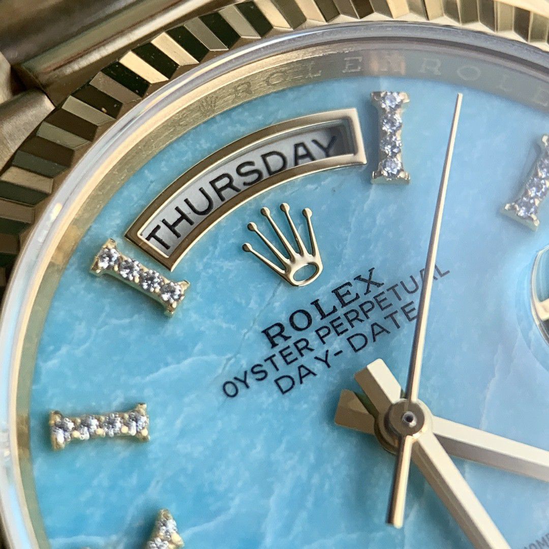 顶配 copy customized  Rolex  Day-Date 型 Replica Copy m128238-0008 wrist watches  / R887