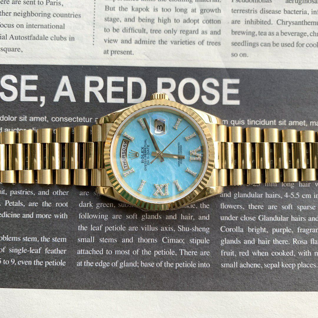 顶配 copy customized  Rolex  Day-Date 型 Replica Copy m128238-0008 wrist watches  / R887
