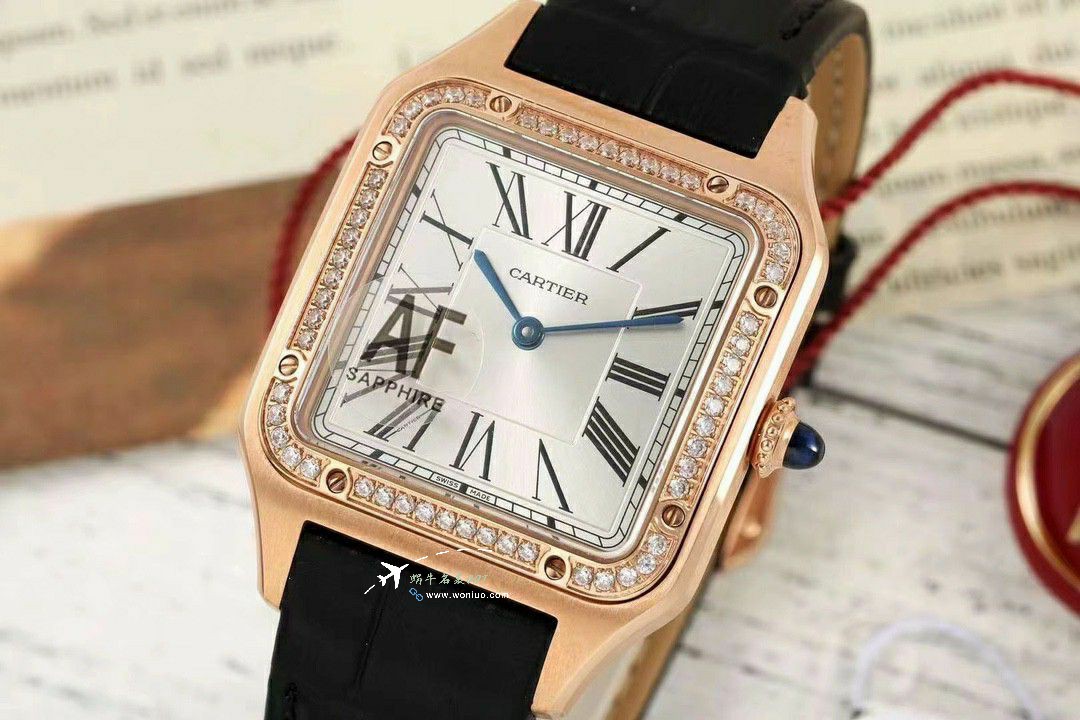 AF Cartier   Santos 大号中号集合WJSA0016，WJSA0017，WJSA0019 top  Replica Copy  Watches  / K377