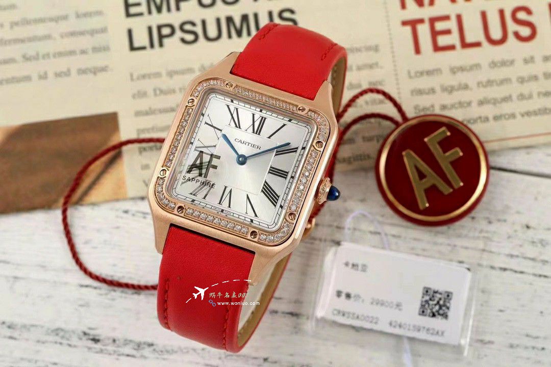 AF Cartier   Santos 大号中号集合WJSA0016，WJSA0017，WJSA0019 top  Replica Copy  Watches  / K377
