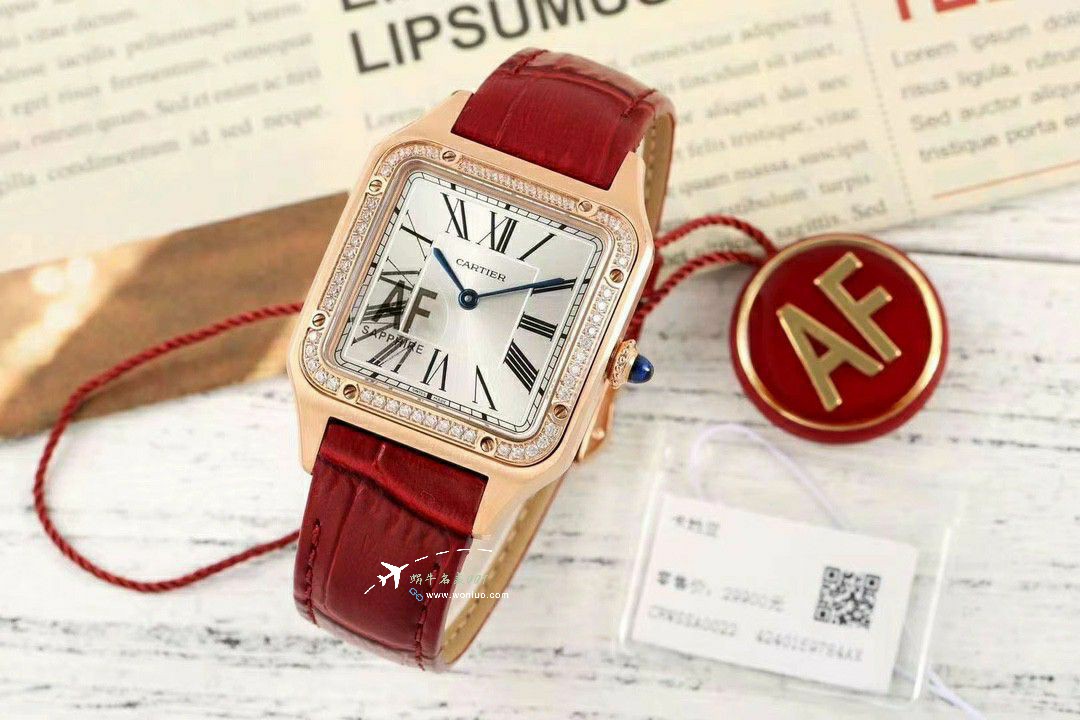 AF Cartier   Santos 大号中号集合WJSA0016，WJSA0017，WJSA0019 top  Replica Copy  Watches  / K377