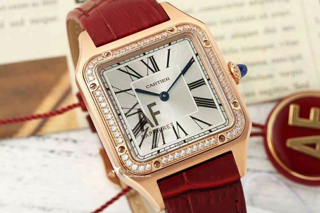 AF Cartier   Santos 大号中号集合WJSA0016，WJSA0017，WJSA0019 top  Replica Copy  Watches  / K377