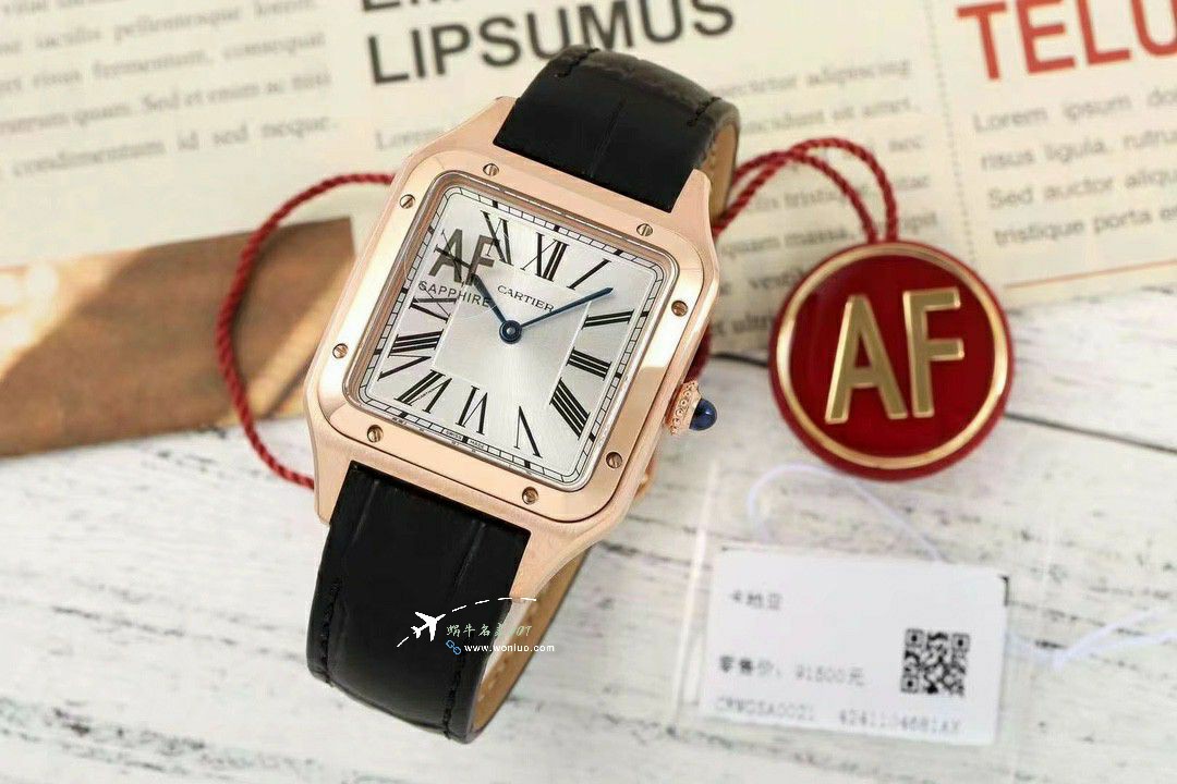 AF Cartier   Santos 大号中号集合WJSA0016，WJSA0017，WJSA0019 top  Replica Copy  Watches  / K377